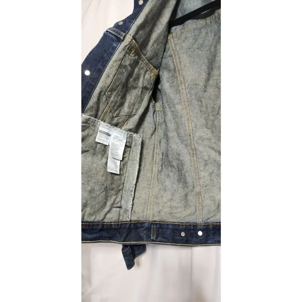 Levi’s Premium Denim Trucker‎ Jacket Leather Patch Big 